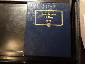 1971-1978 P D S BU Eisenhower Dollar Proof Silver 23 Coin SET Whitman Album NICE - Picture 1 of 5