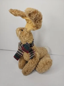 Tender Heart Treasures Primitive Cottage Core Bunny Rabbit Plush w Poseable Ears - Picture 1 of 11