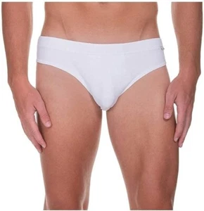 3 Packs of Bruno Banani White Ribbed Polyamide Sport Slip Underwear Size XL - Picture 1 of 3