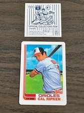 Sports Nostalgia Cal Ripken Porcelain '82 Topps Traded RP Baltimore Orioles  