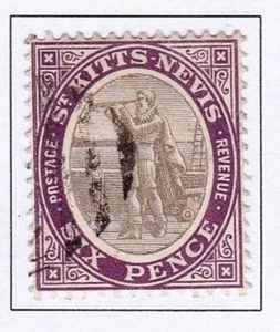 St Kitts and Nevis 1903 6d (C274) - Picture 1 of 1