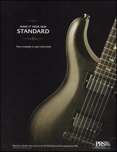 PRS SE Standard Satin Nitro electric guitar ad 8 x 11 advertisement print - Picture 1 of 3