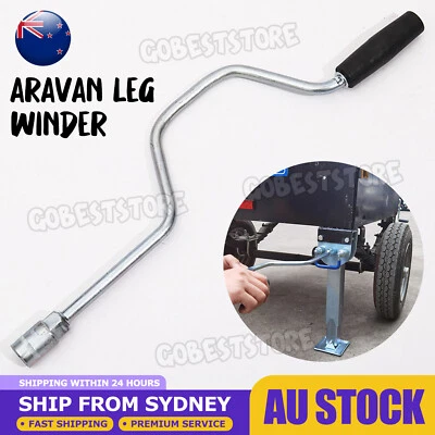 Trailer Caravan Leg Hex Head Winder Handle - 19mm - length 600mm AU - image 1 of 4