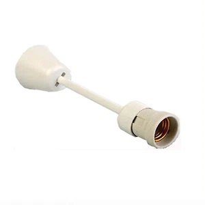 Lampenfassung Baustellefassung Zuleitung Kabel weiss E27 Fassung-16 - Bild 1 von 1
