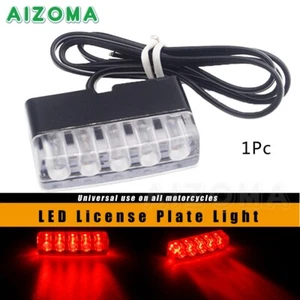 5LED Tag Lamp Strip License Plate Light Universal Fit Honda Motorcycle Dirt Bike - Picture 1 of 9