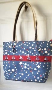 Longaberger Nautical Themed Tote - Picture 1 of 5