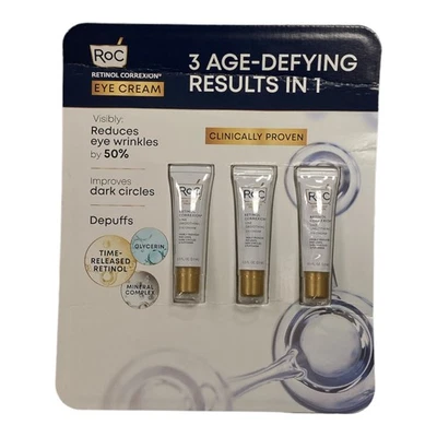 RoC Retinol Correxion Line Smoothing Eye Cream 0.5 Fluid Ounce (Pack of 3) - Image 1 of 2