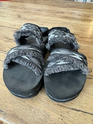 Teva Mujer 10 Forma Plana Ceres Plataforma Sandalia Zapato Bordado-Fringe Foto 1 de 4