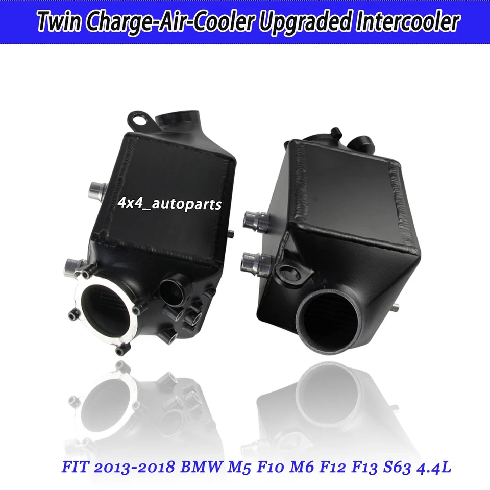 Twin Charge-Air-Cooler Intercooler For 2013-18 2014 BMW M5 M6 F10 F12 F13 F06 Foto 1 de 4