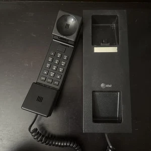 Seltenes Art Deco MCM At&T Tischtelefon schwarz Wandtelefon Vintage Requisite - Bild 1 von 8