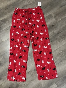 Pantaloni da notte Joyspun tessuto stampa cane taglia small (4-6) nuovi - Foto 1 di 3