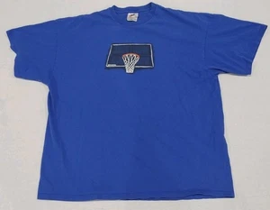 Camisa de Baloncesto Nike De Colección Azul Gráfico Boceto Arte Hecha EE. UU. 90s Adulto XXL 2XL - Imagen 1 de 7
