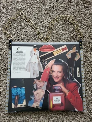 Bolso Chanel Promo Swag Cuero Latón Raro Vintage Años 80 Foto 1 de 4