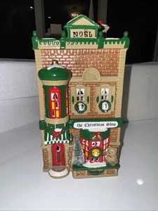 Department 56 Snow Village The Christmas Shop w/ Orig Box - 50970, 1991 Retired - Picture 1 of 9