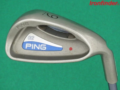 Ping G2 Single 9 Iron Graphite TFC 100 Ladies Shaft Right Hand Fair Cond Red Dot - Image 1 of 4