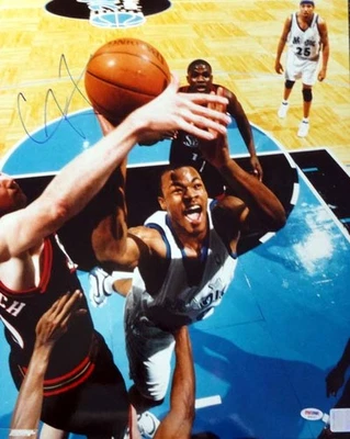 Foto firmada autografiada por Corey Maggette 16x20 Orlando Magic PSA/DNA #S76717 Foto 1 de 3