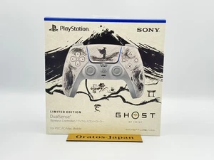PS5 Ghost of Yotei Dualsense Wireless Controller Black Limited CFI-ZCT1JZ8 Sony - Picture 1 of 9