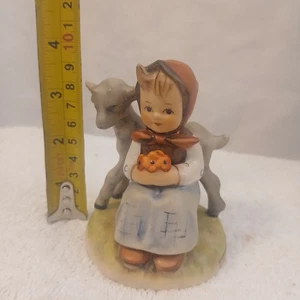 Vintage Goebel Hummel Good Friends Figur Mädchen mit Ziege West Germany #182  - Bild 1 von 7