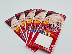 5set Daiso Double Eyelid Eye Tape 130 pcs, Double-sided Tape , Slim, Transparent - Picture 1 of 3
