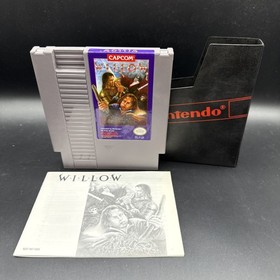 Willow (Nintendo Entertainment System, 1989) NES Cartridge, Dust Cover & Manual