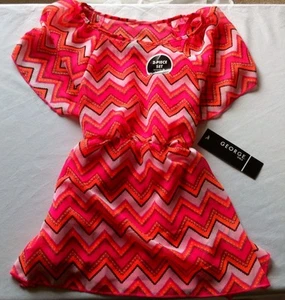 George rosa Chiffon Tie Back Shirt Top Größe Small 6-6x ENDVERKAUF - Bild 1 von 3