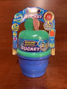 Amazing Bubbles~ Bucket~3 Wands~Spill Resistant ~4oz. Bubbles~New Sealed - Picture 1 of 1