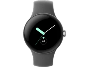 GOOGLE Pixel Watch Wi-Fi Smartwatch Edelstahl Fluorkautschuk, 130–210 mm - Bild 1 von 1