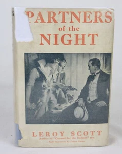 Leroy Scott PARTNERS OF THE NIGHT 1916 w/DJ detective mystery SCARCE - Foto 1 di 9