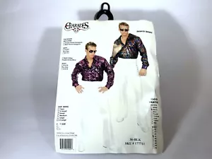 Mens Disco Pants 1970s Charades Halloween Costume Black Size 36 New - Picture 1 of 9