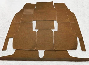 Cognac loop carpet set for BMW 501 V8/ 502 Barockengel 1952-1964 - Picture 1 of 1