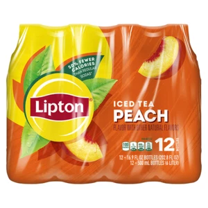 Lipton Iced Tea Peach 16.9 Oz (12 Pack) Free Shipping - Picture 1 of 3
