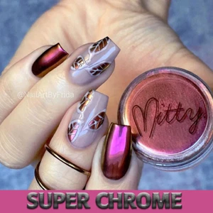 Duochrom Spiegel Chrom Nail Art Pulver SUPER CHROM Amethyst von Mitty - Bild 1 von 4