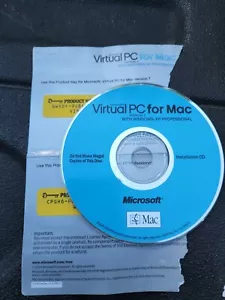 SOFTWARE Microsoft Virtual PC for Mac 7.0 with Windows XP Professional Ver. 7 16 - Picture 1 of 1
