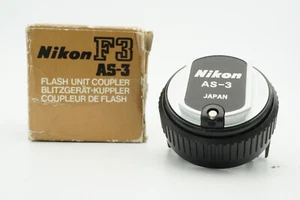 [NOS] Nikon AS-3 Flash Hot Shoe Adattatore per F3 dal Giappone #324B - Foto 1 di 9