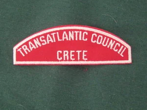 Consejo Transatlántico Creta Rojo y Blanco Tira Completa OR - Imagen 1 de 1