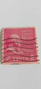 SELLO DE 2 CENTAVOS / DE USA - 1938 / DE JOHN ADAMS / L - 35 - Imagen 1 de 2