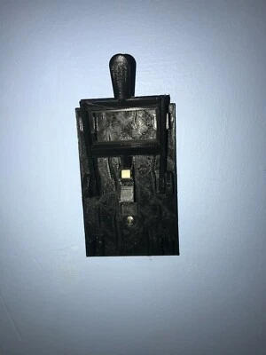 Interruptor de luz de palanca simple Frankenstein placa de cubierta mango abatible y doble Foto 1 de 3