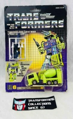 Transformers Original G1 1985 Constructicon Mixmaster MOSC for Devastator TM - Image 1 of 4