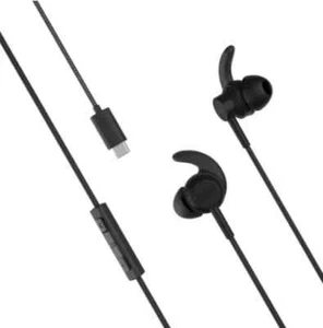 Motorola Razr Denon USB-C Earbud Headphones Wired - Black for Samsung Galaxy S23 - Picture 1 of 2