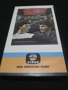 Mistaken Identity Ken Anderson Films Used VHS Chriatian - Foto 1 di 3