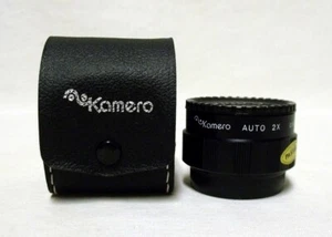 Vintage Kamero 2X Auto Telekonverter M42 Schraube Film Objektiv Adapter PENTAX mit Etui - Bild 1 von 5