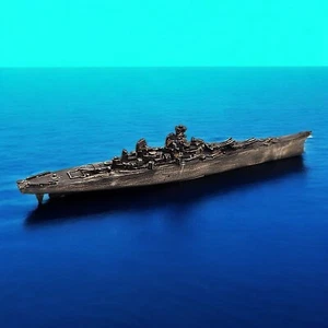 Rueda de inversión 75 g buque de guerra clase USS Iowa fundido a mano plata fina .999 #40/50 - Imagen 1 de 10