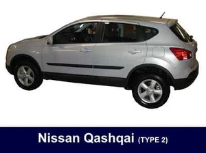 passend für Nissan Qashqai Mk1 Gummistreifen | Türschoner | Seitenschutz Typ 2 - Bild 1 von 6