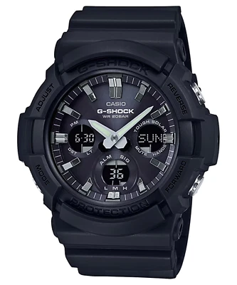 Reloj Casio GAS100B-1A Hombre G-Shock Resistente Solar Negro Resina/Aluminio Estuche Foto 1 de 3