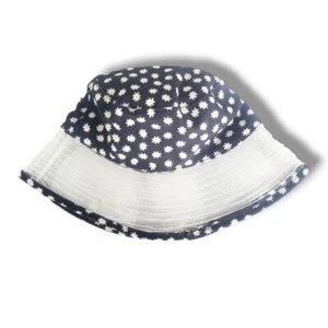 Daisy flowers Bucket Hat double sided reversible Women's Fisherman Fabric Clear - Picture 1 of 1