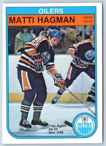 MATTI HAGMAN 1982-83 O-PEE-CHEE 82-83 NO 108 NRMINT+ 38353 - Picture 1 of 2
