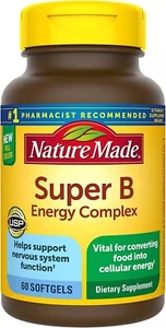 Nature Made Super B Energy Complex, Dietary Supplement for Brain Cell Function - Picture 1 of 10