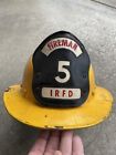 Vintage MSA  Fire Department Fireman's Fire Fighters Helmet