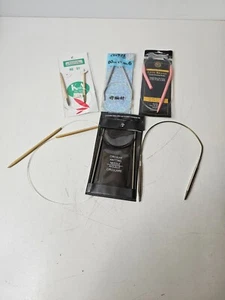 Kreisförmige Stricknadeln Set 6 Paar mehrere Größen mehrere Marken - SIEHE FOTOS - Bild 1 von 8