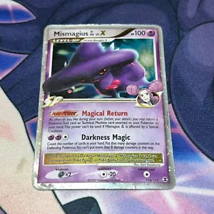 Mismagius GL ~ 110/111 ~ Holo LV X ~ Rising Rivals ~ beschädigt ~ Pokemon Karte - Bild 1 von 10